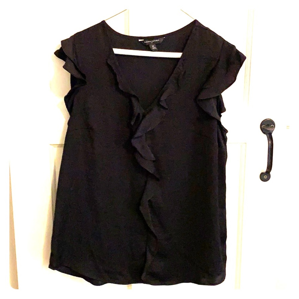 Banana Republic top perfect for work zoom calls